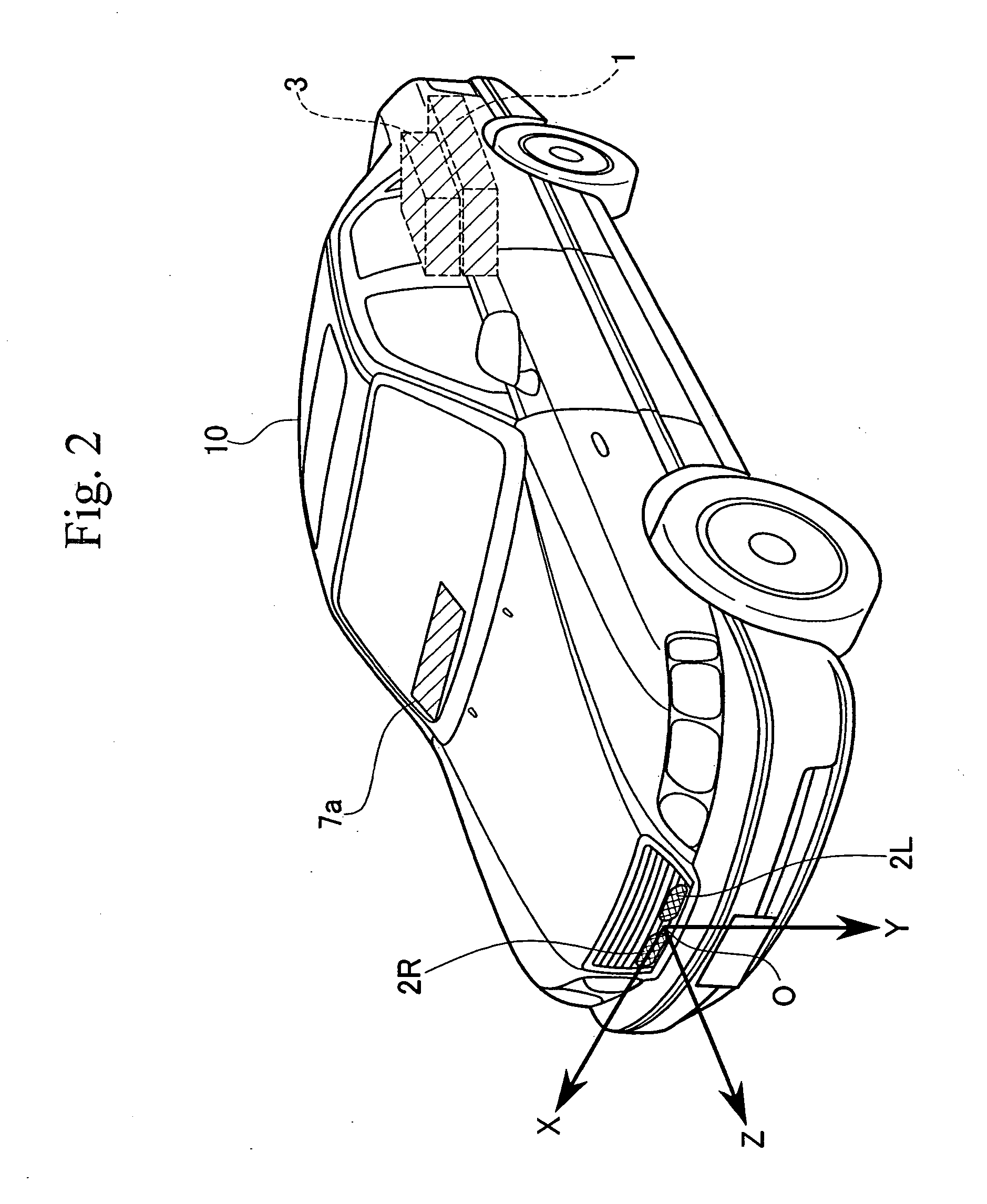 Vehicle environment monitoring device