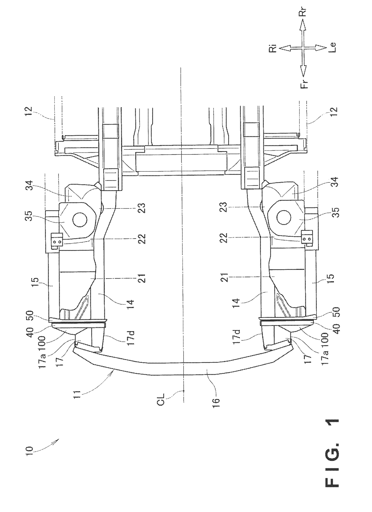 Vehicle body front structure