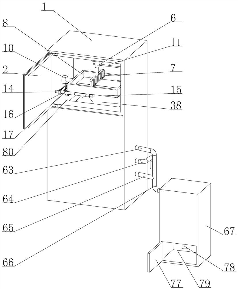 Drying and sorting device for toad-eating pills