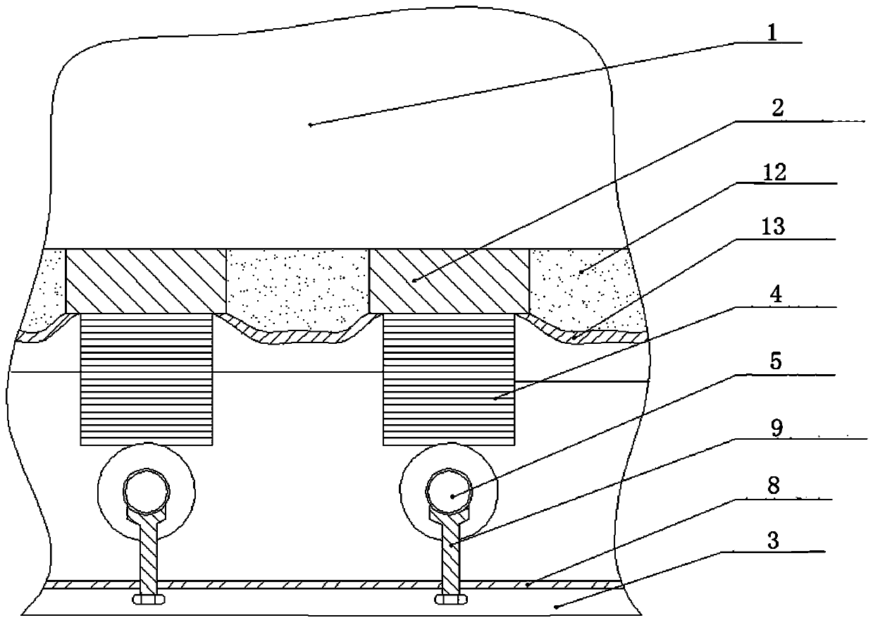 Device and method for driving anode rod to move