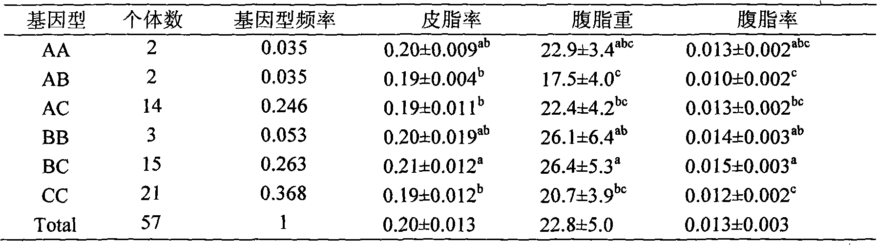 Breeding method for sifting tight duck by detecting saltant duck gene