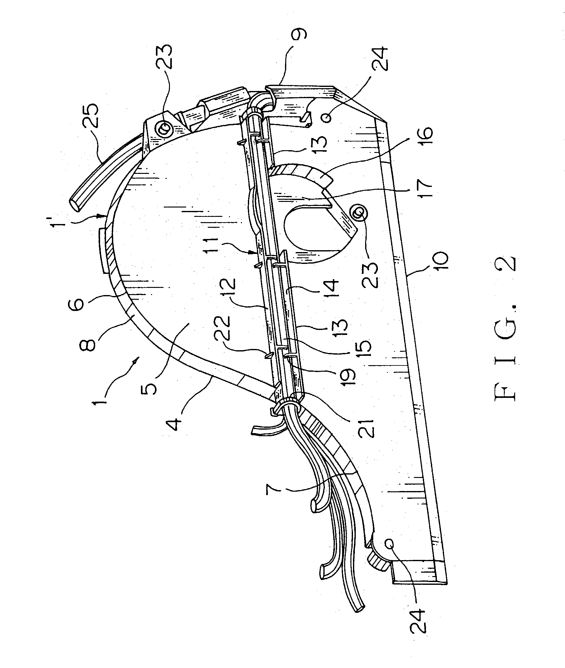 Door-use feed protector and a circuit assembly arranging structure using the same