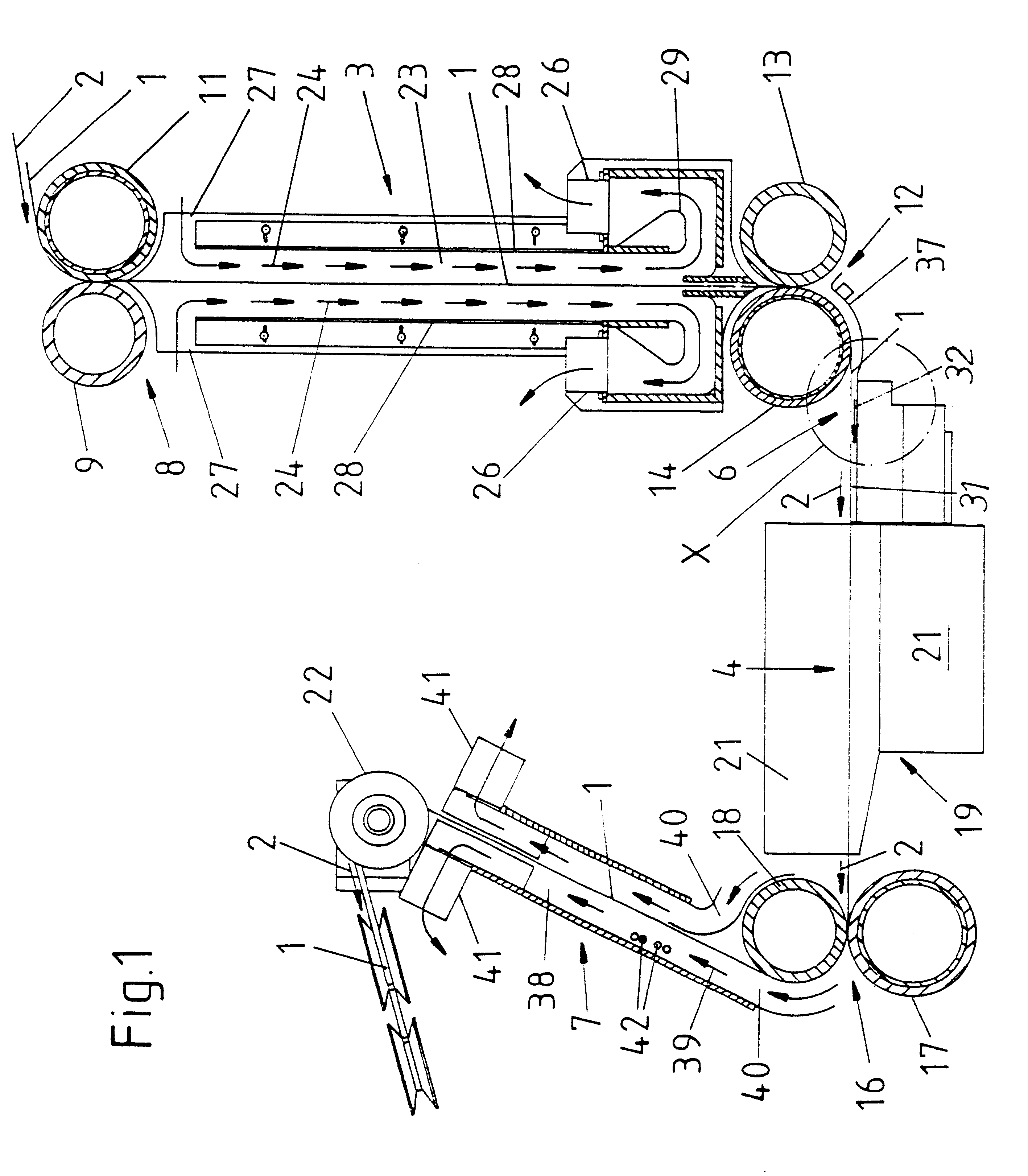 Method of and apparatus for making filter mouthpieces for rod-shaped articles of the tobacco processing industry