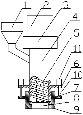 Device of separating and drying wet and dry kitchen waste rapidly