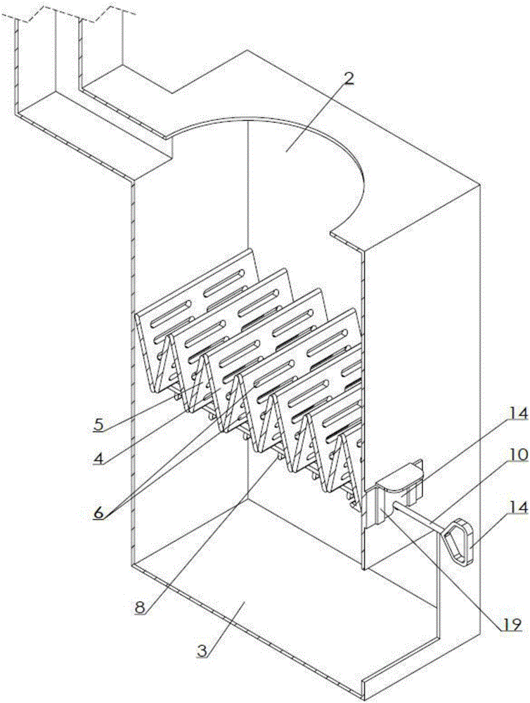 Double-turnover-plate type biofuel furnace