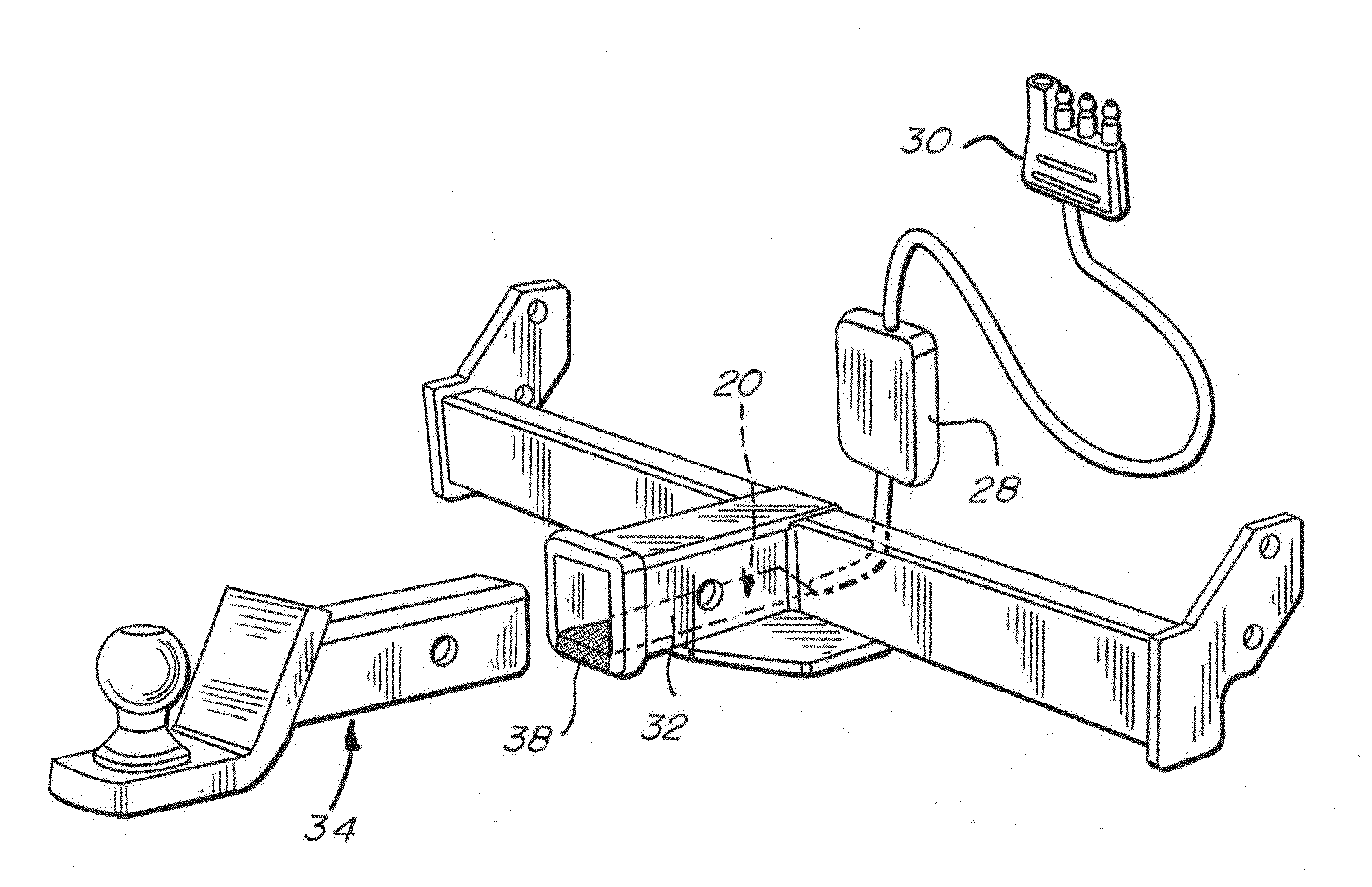 Weight Sensing Vehicle Hitch