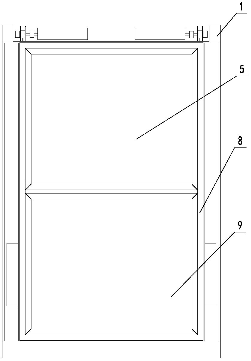 Multi-directionally opened automatic window