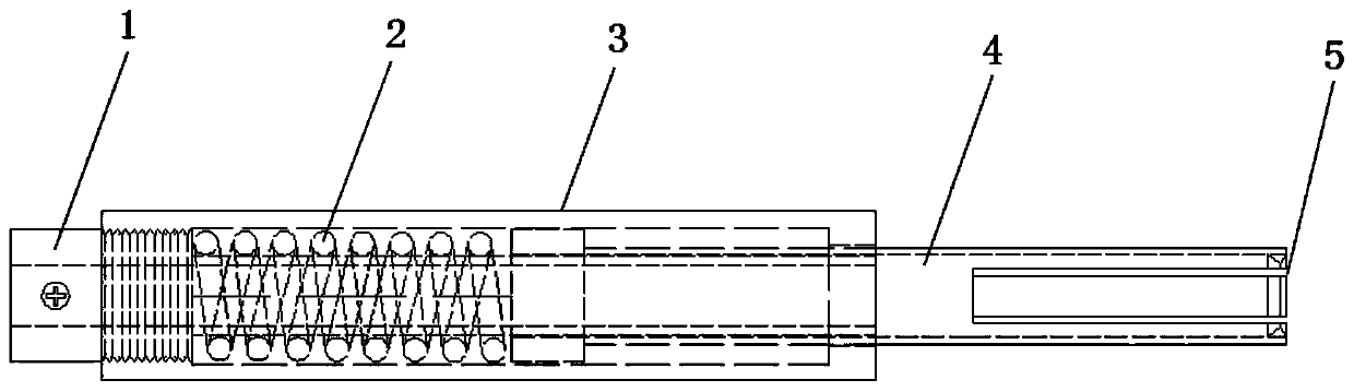 Screw clamping device mounted on screwdriver