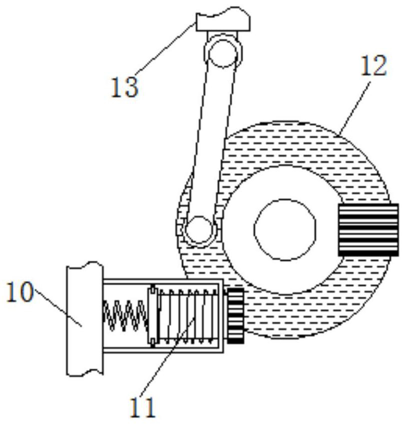 Building material cutting device for building engineering