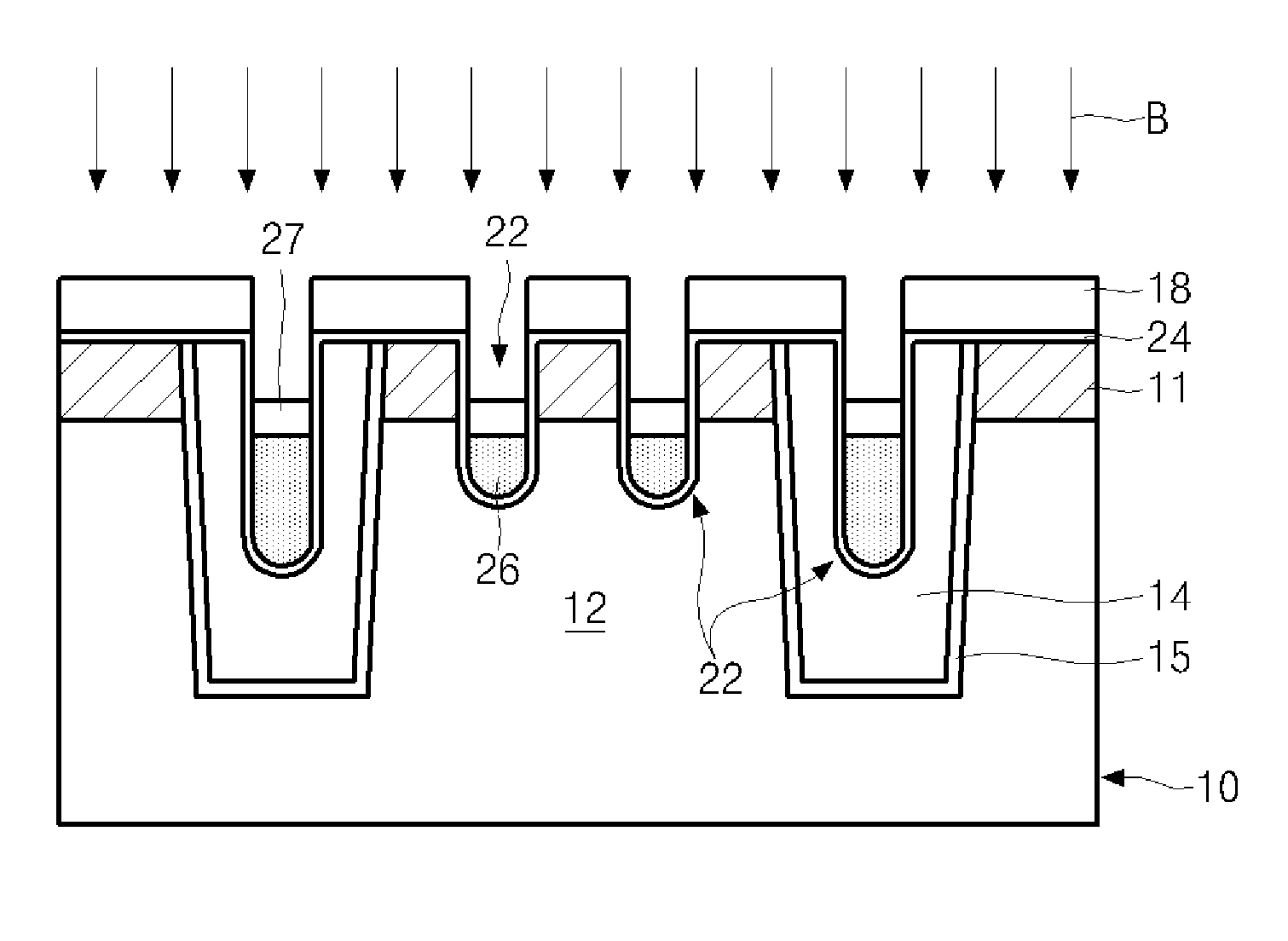 Transistor of semiconductor device and method for manufacturing the same