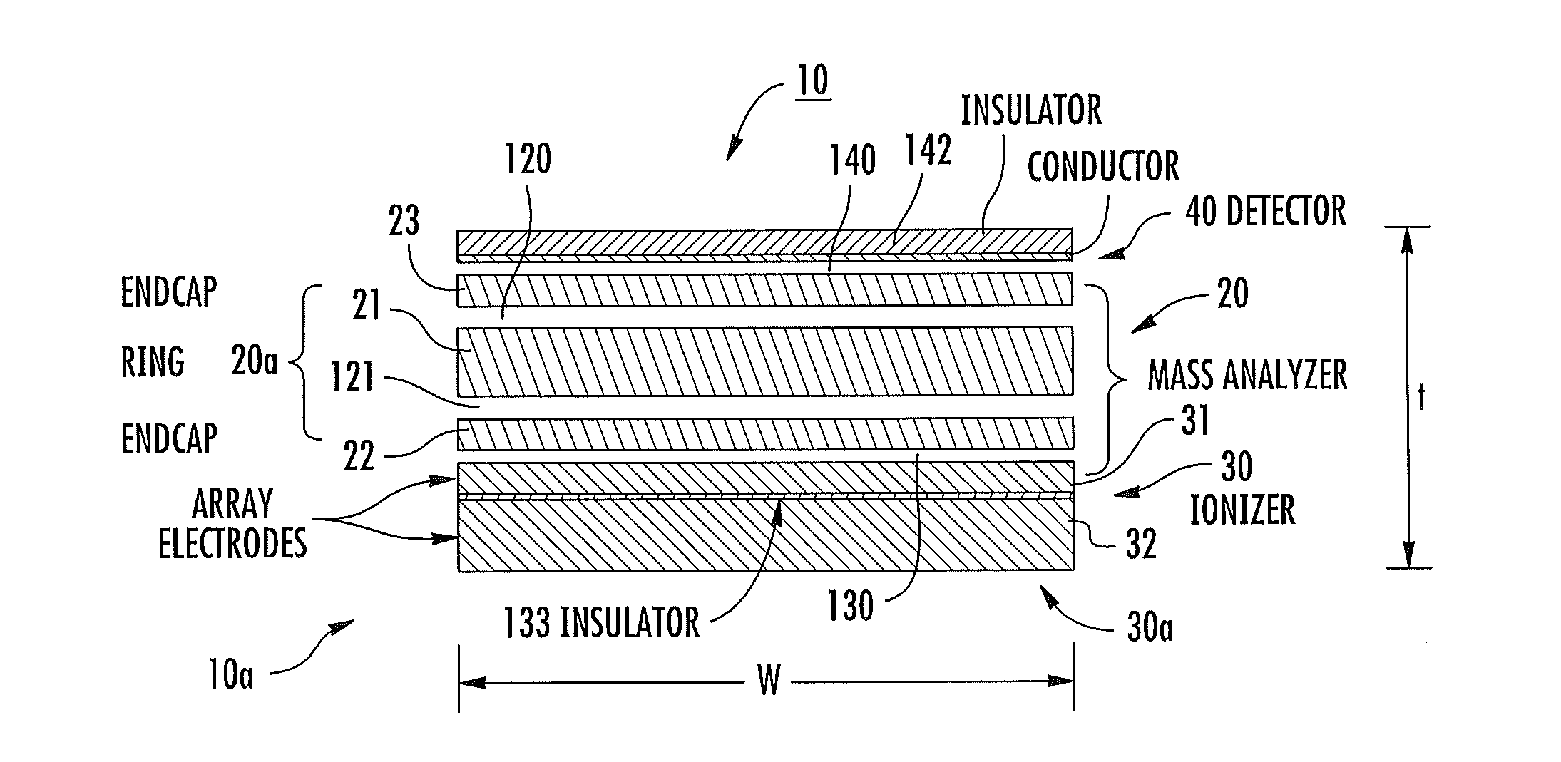 Microscale mass spectrometry systems, devices and related methods