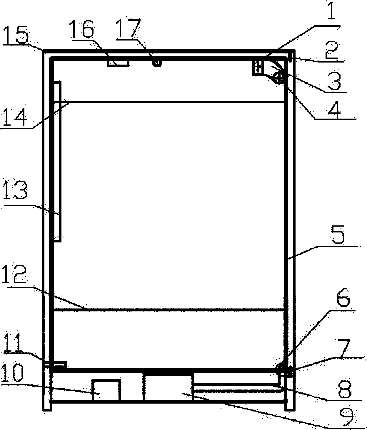 Vacuum and moistureproof sterilizing dry wardrobe