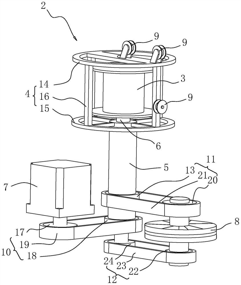 Horizontal untwisting machine