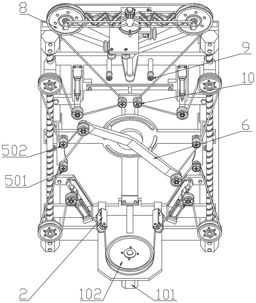 A high-efficiency variable-direction diamond wire saw machine for nuclear facility dismantling