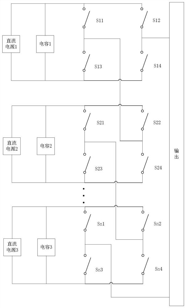 A combined pulse generating circuit and method applied to pulsed electric field ablation technology