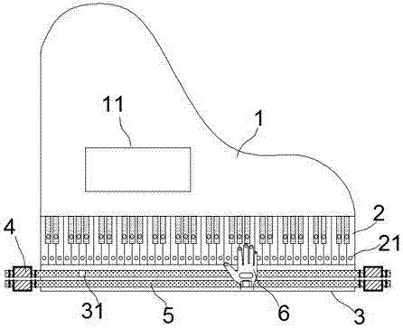 User-friendly intelligent blind person teaching piano