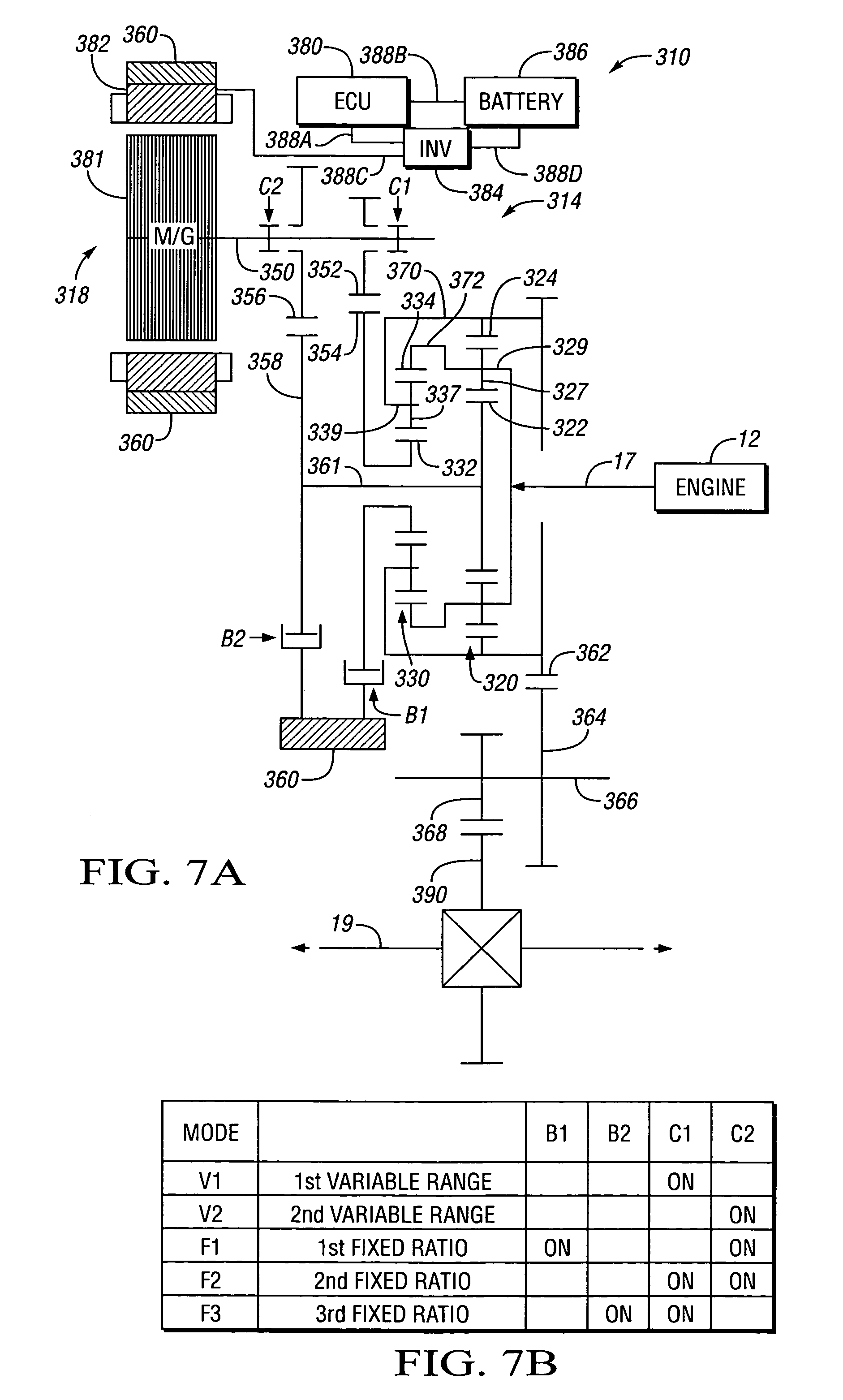 Hybrid electro-mechanical transmission with single motor/generator and method of control