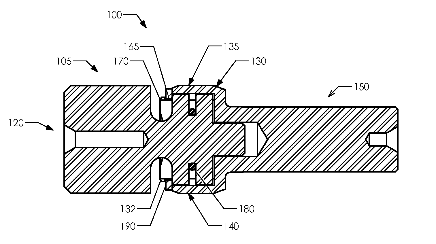 Break away spline misalignment coupling