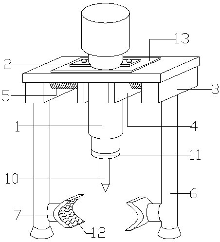 Special pickup clamp for picking plastic bottle