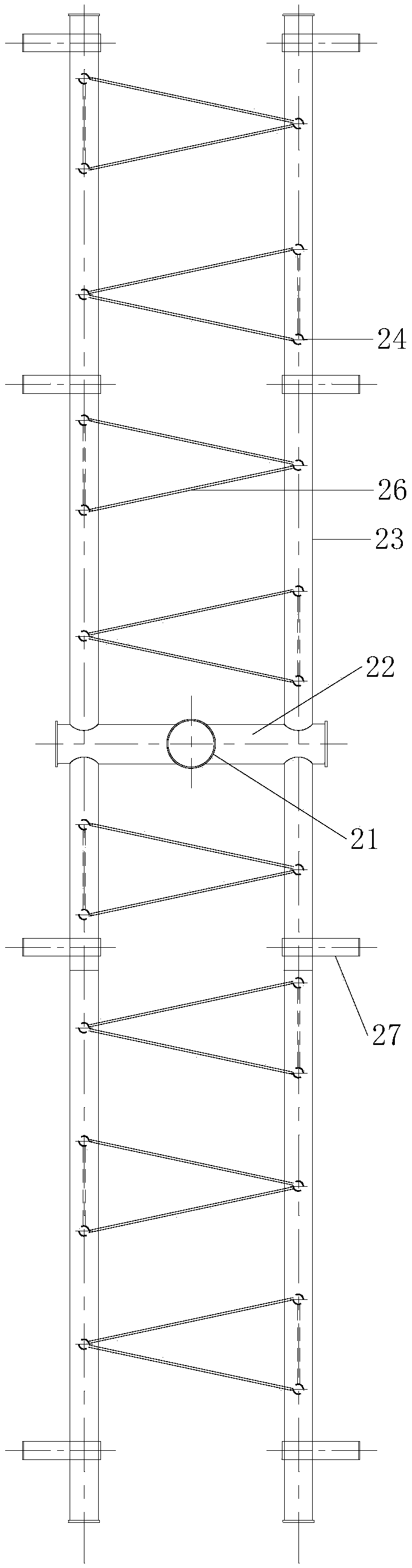 Built-in type deoxygenization machine