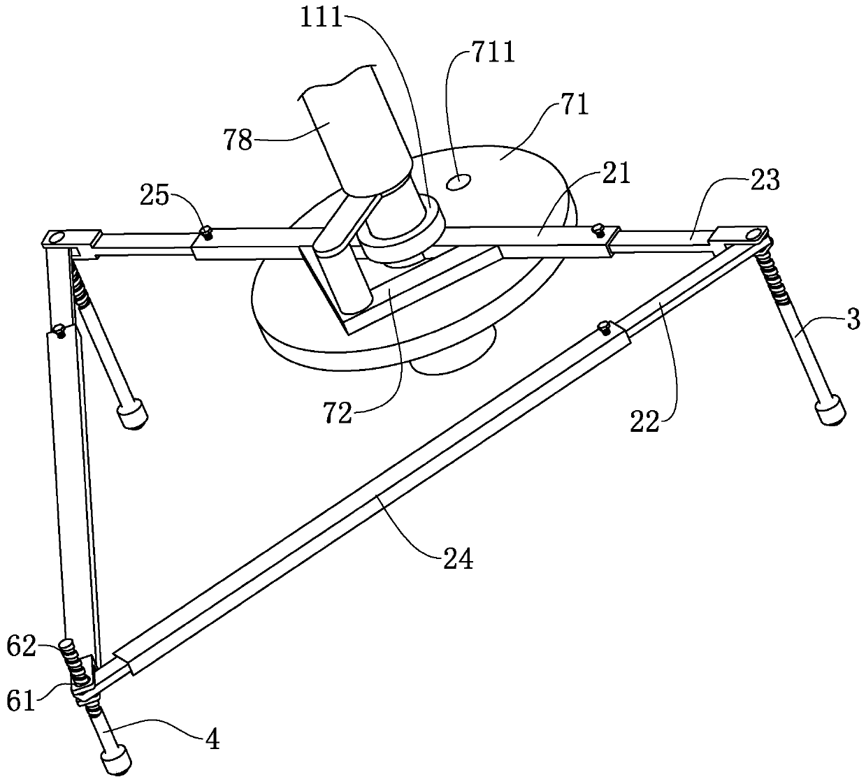 High-pressure water gun chiseling construction equipment and method