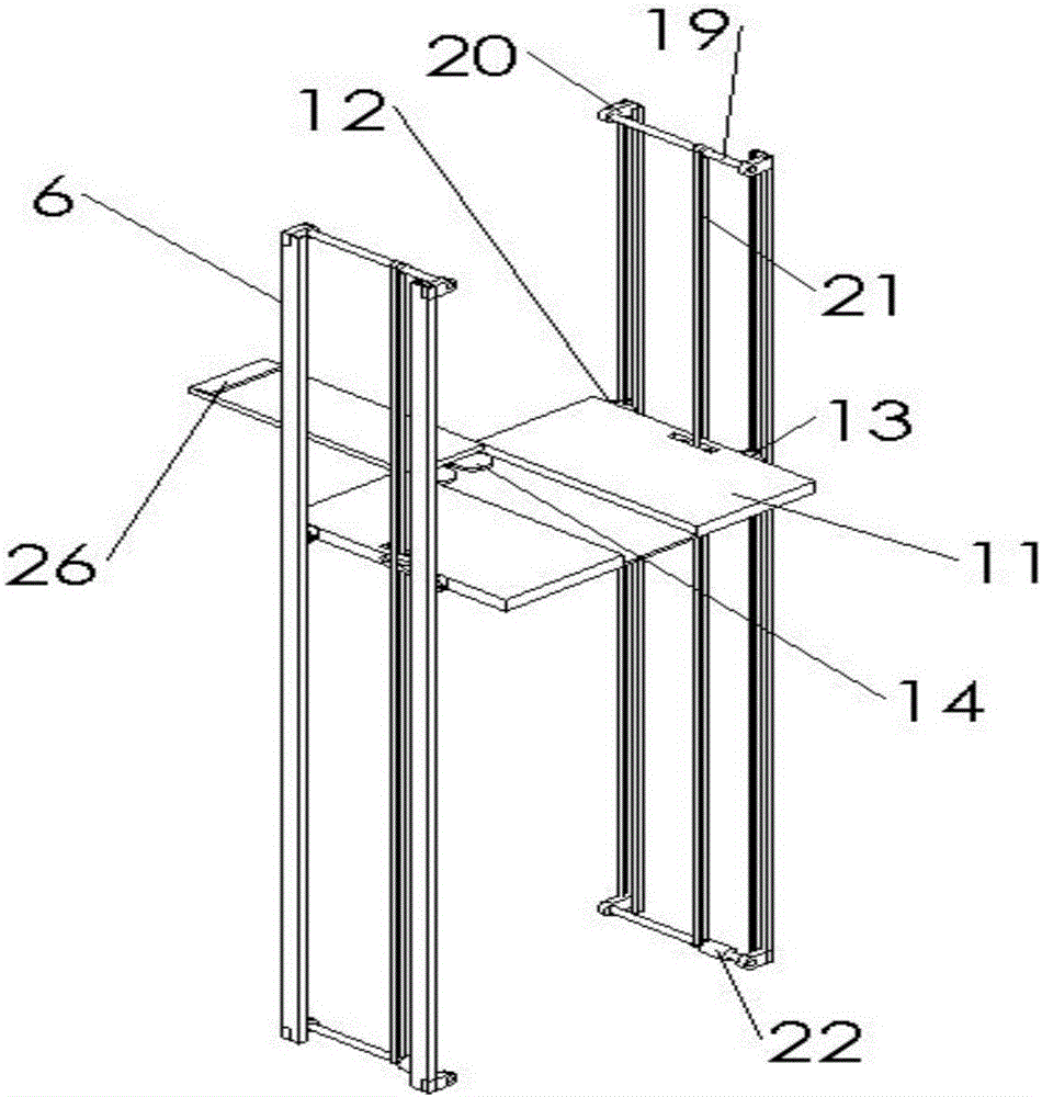 Three-dimensional express warehouse device