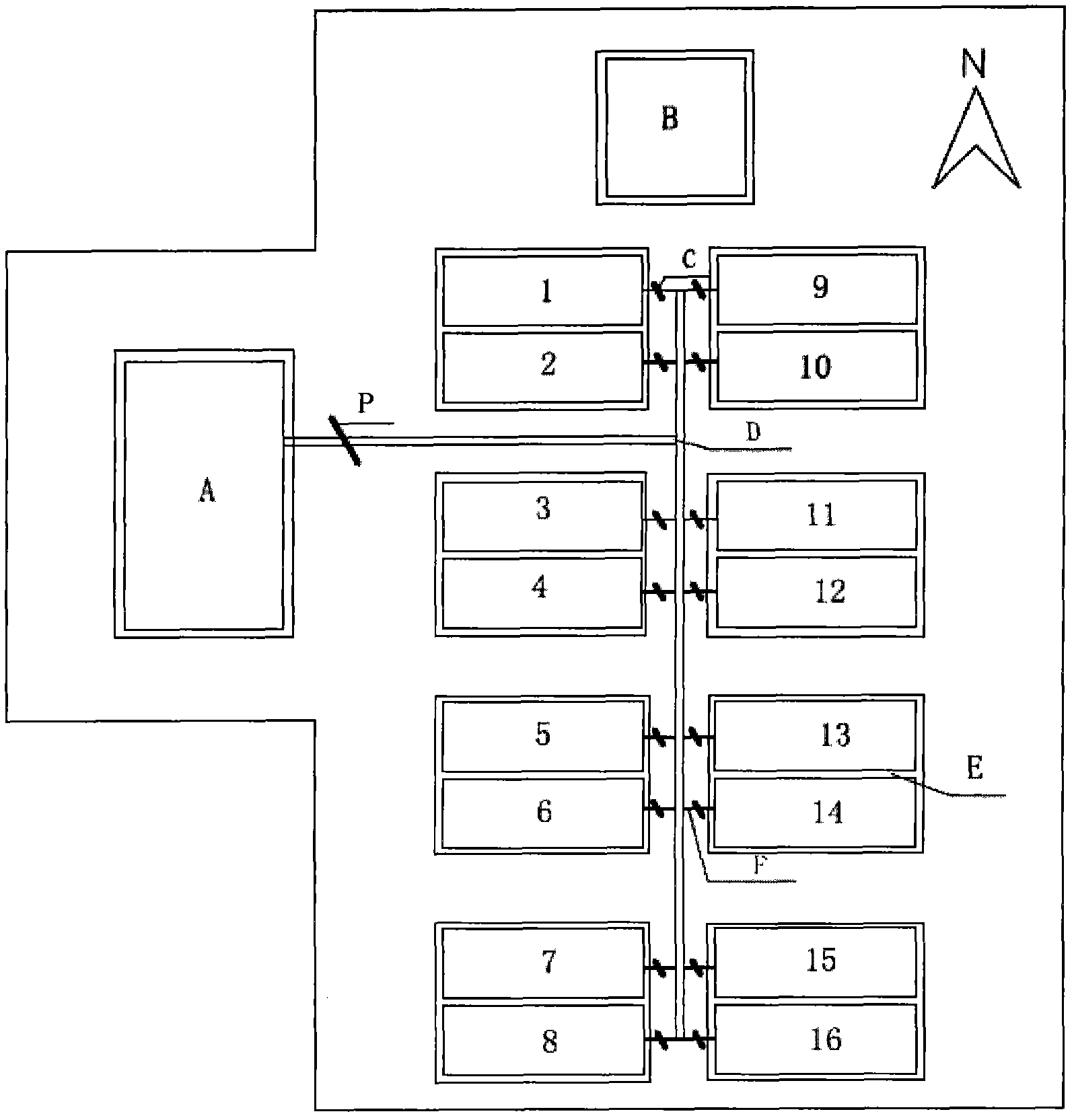 Purifying functional wetland plant screening pool