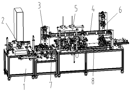 Assembling and detecting all-in-one machine for vacuum bottle