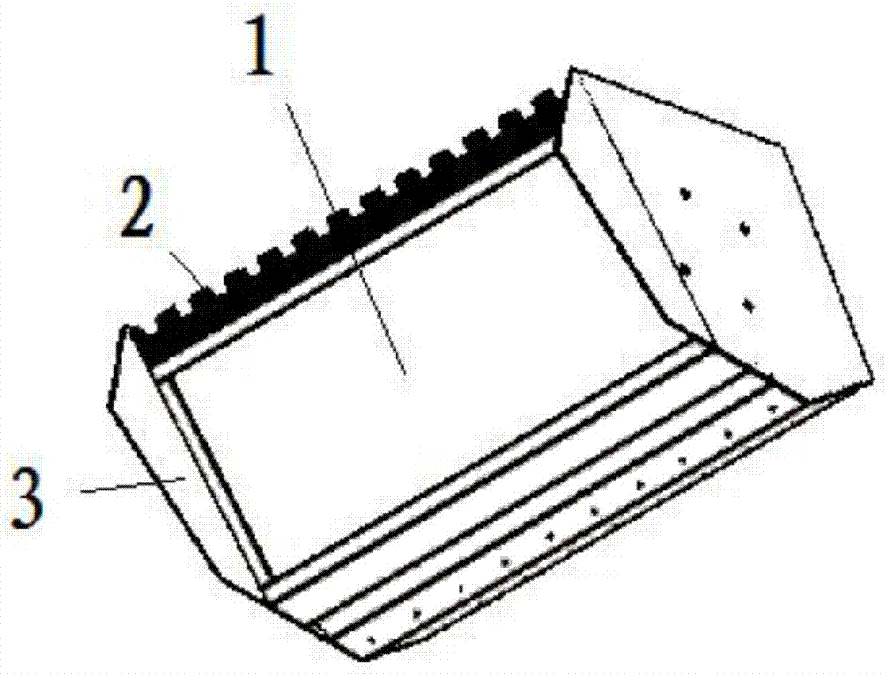 Composite material wear-resisting elevator hopper and manufacturing method thereof