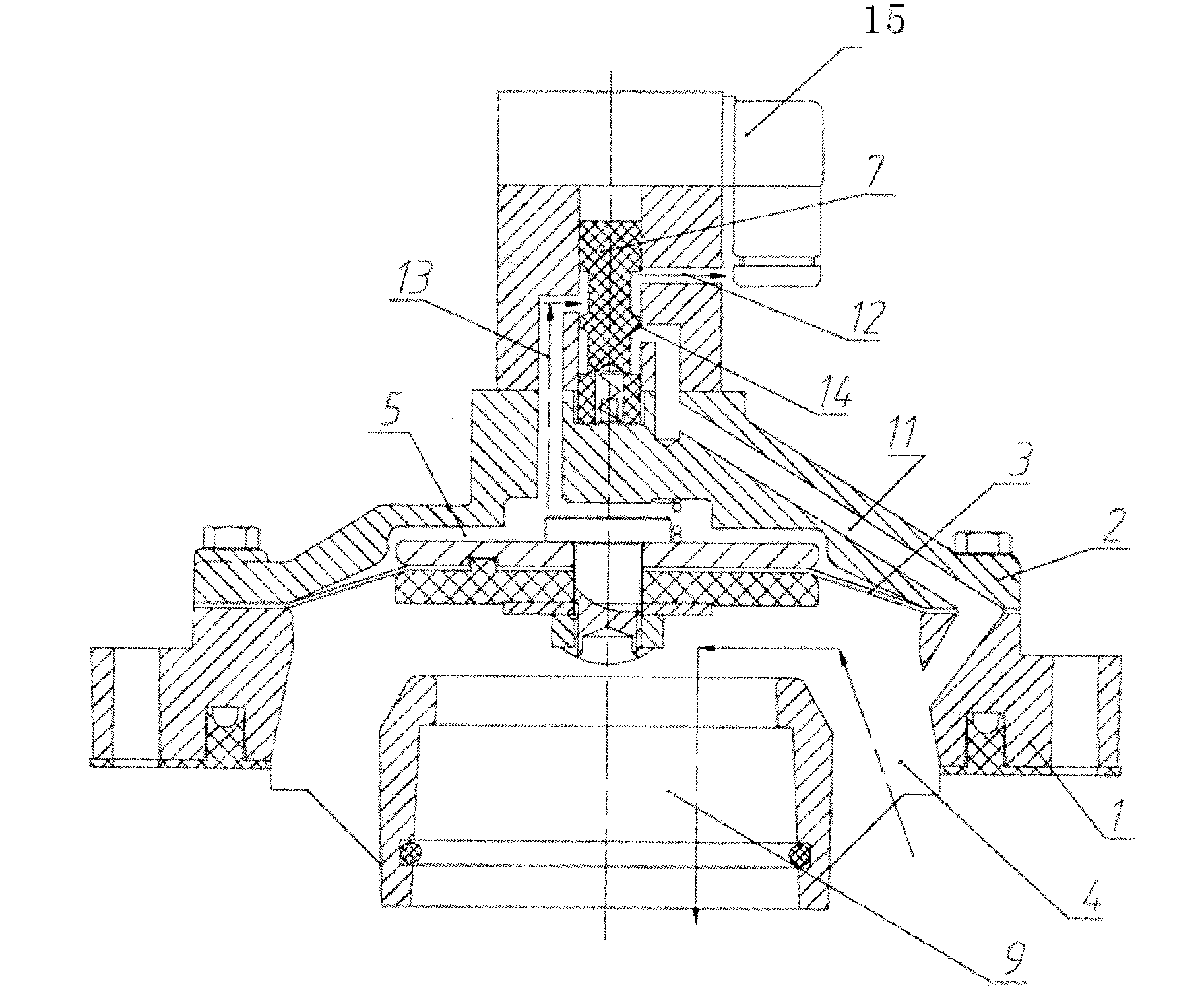 Shared-channel electromagnetic pulse valve