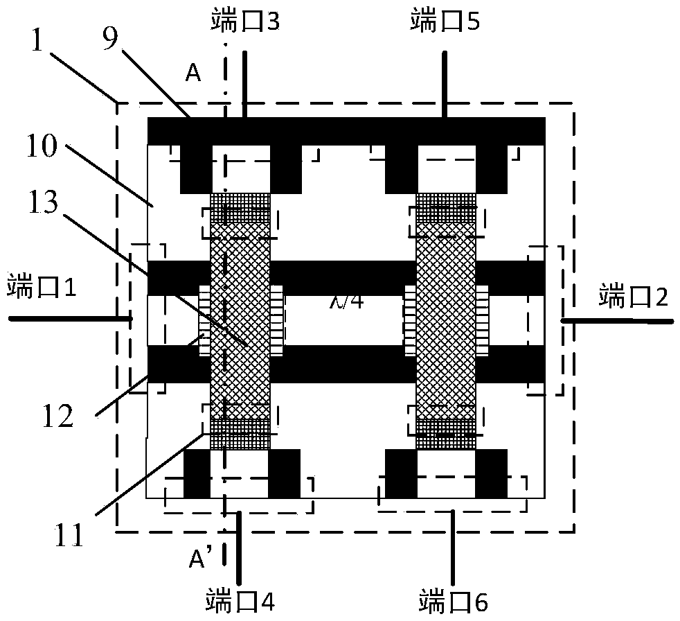 Fixed-beam direct heating microwave signal detection instrument