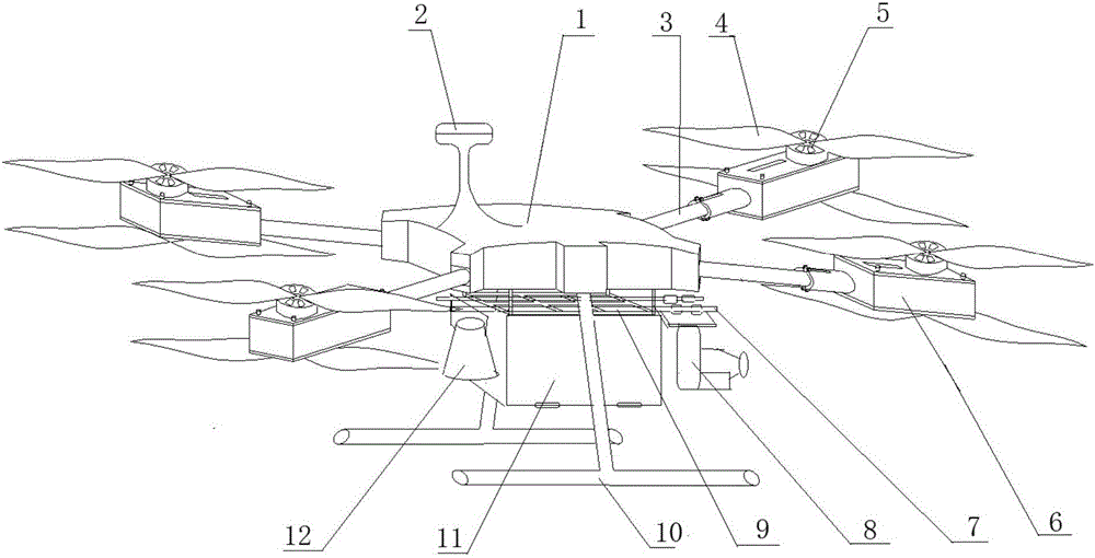 Multi-rotor unmanned aerial vehicle