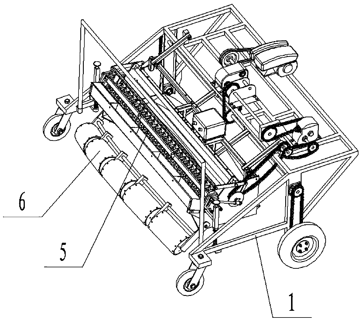 Shaft pinhole type American ginseng pneumatic precision seeder