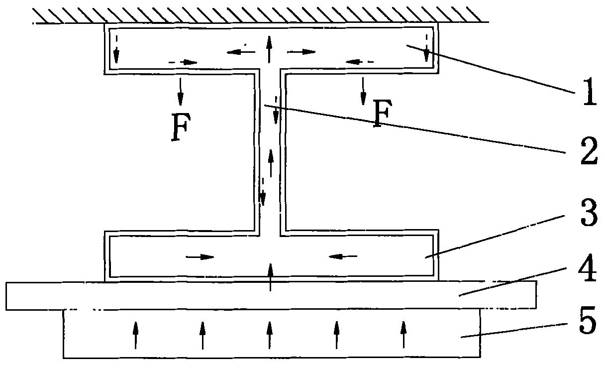 Heat pipe applied to brake pad and production method thereof