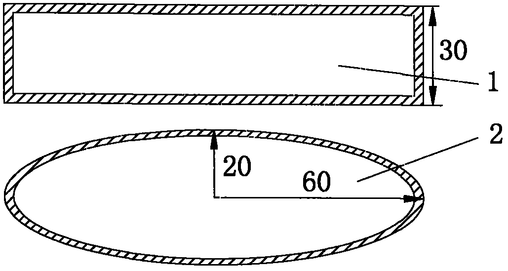 Heat pipe applied to brake pad and production method thereof