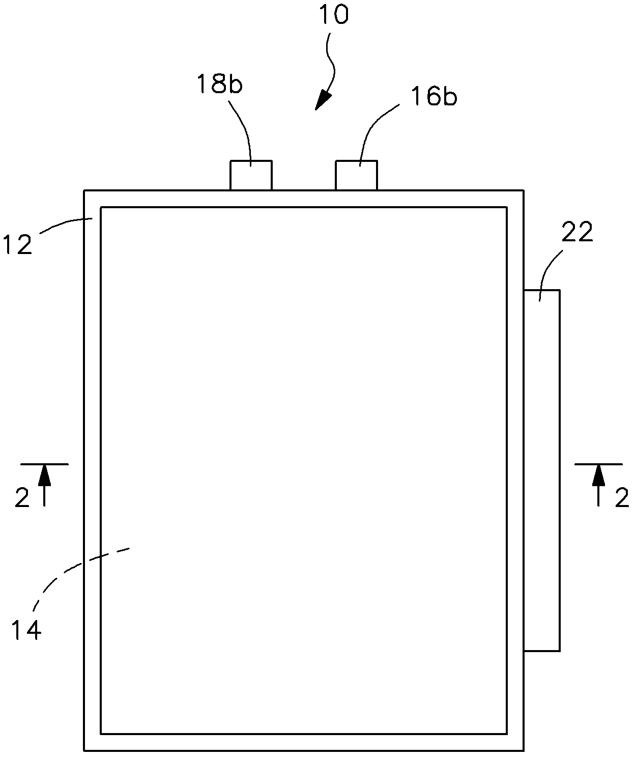 Lithium battery core capable of radiating heat by directly conducting heat from internal to external