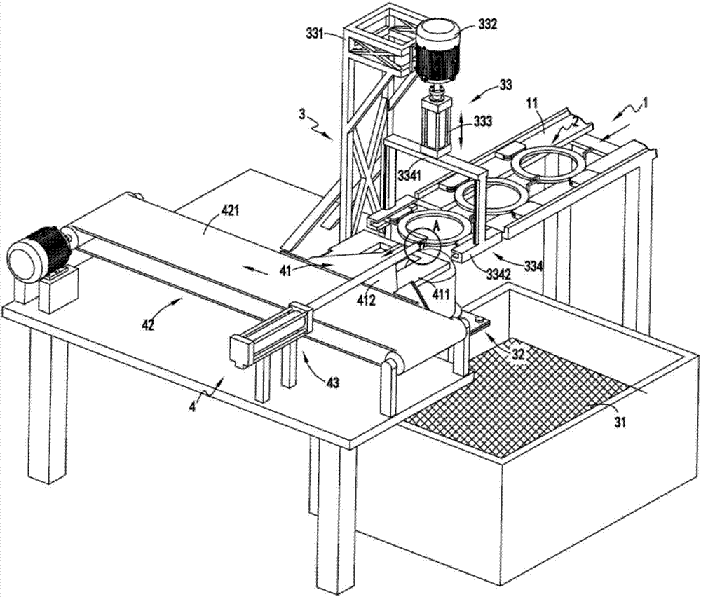 Efficient heat preservation dead head production device