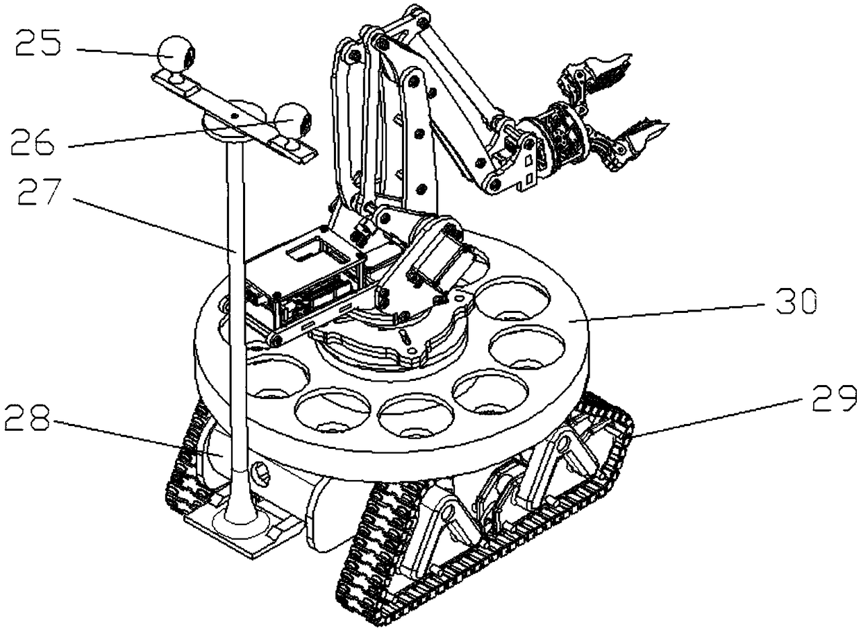 Automatic pineapple picking method