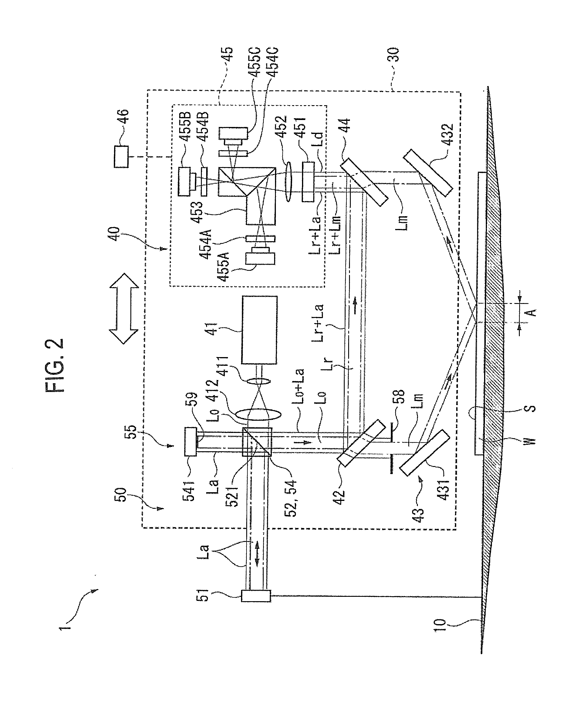 Grazing incidence interferometer