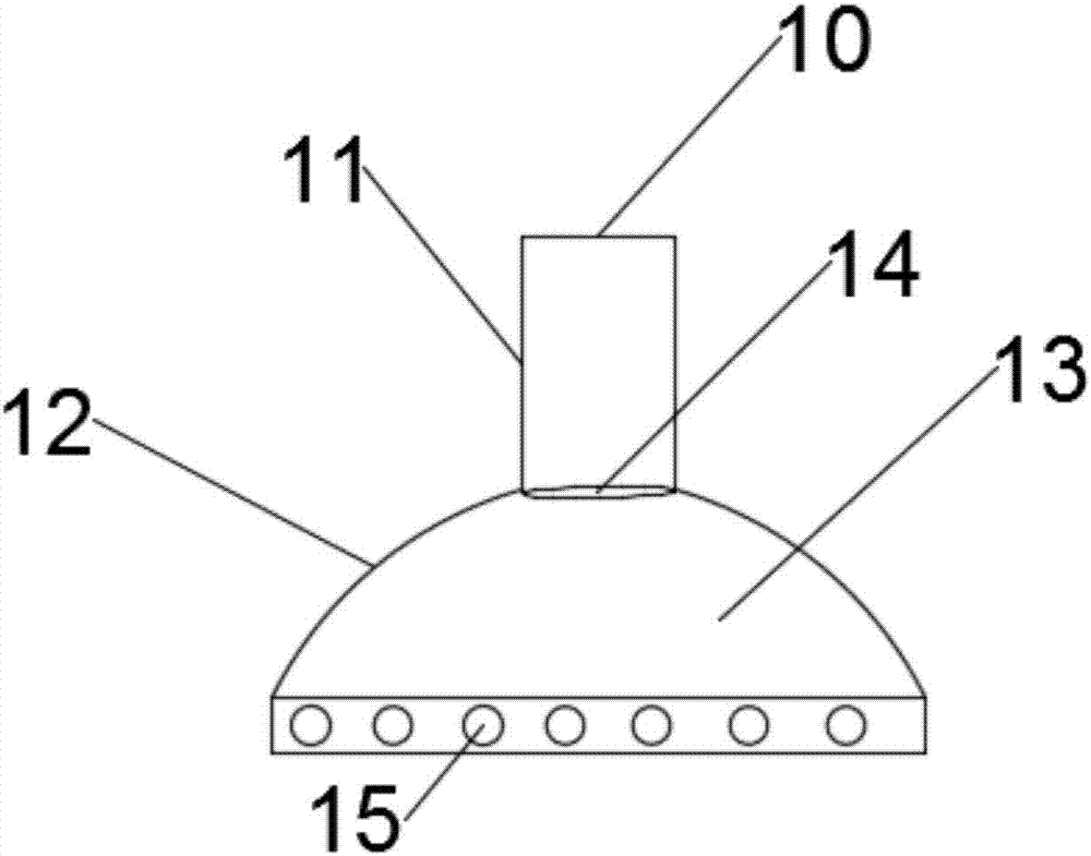 Supporting body frame of greenhouse used for planting muskmelons