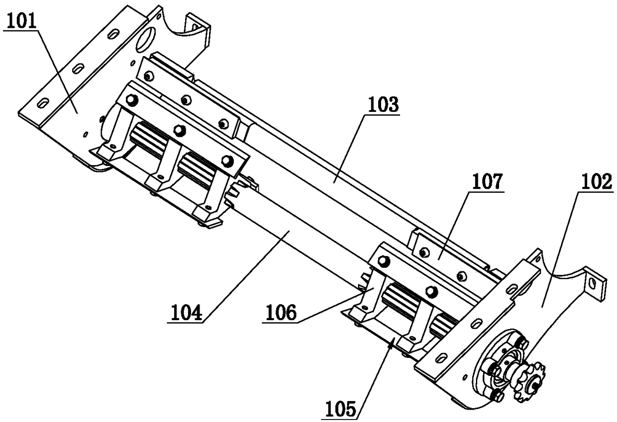 Straw chopping device for spike picking platform of corn harvesting machine and corn harvesting machine