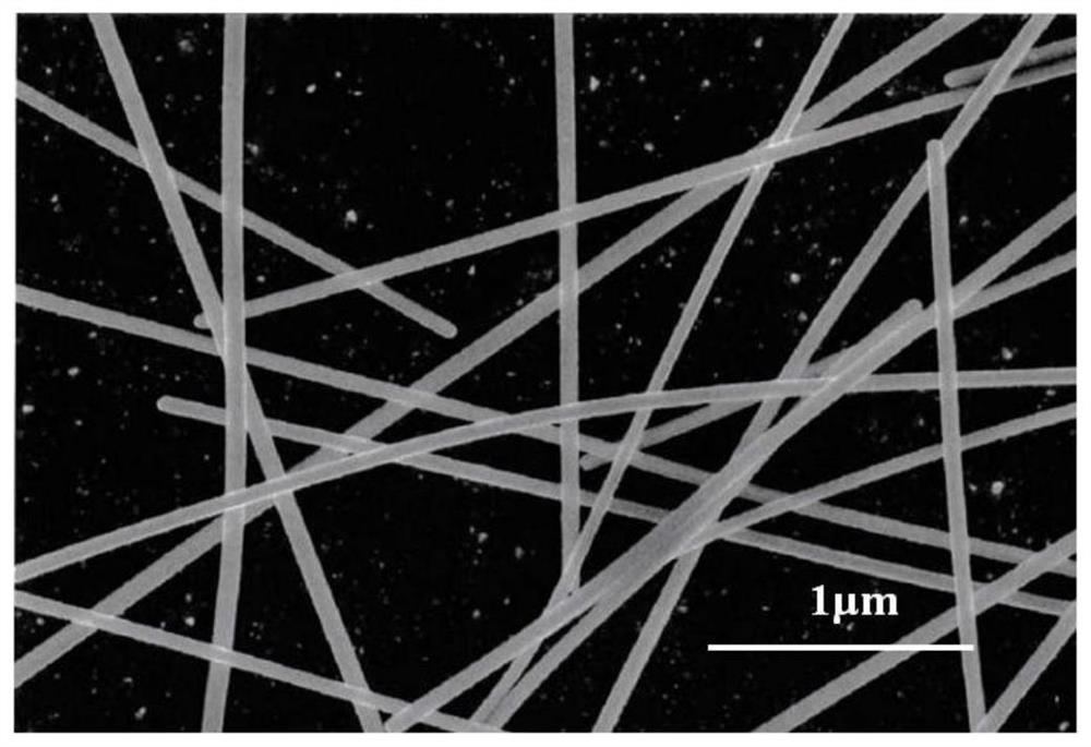 Silver nanowire composite material, and preparation method and application thereof