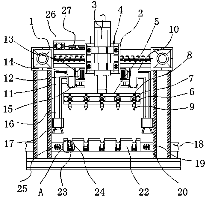 Rapid beef slitting device