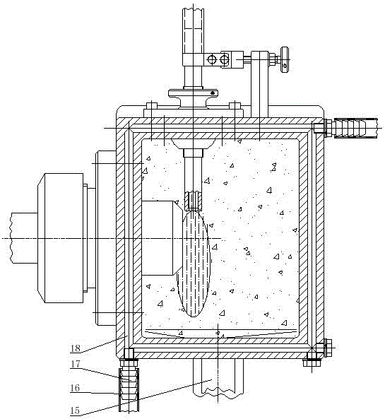 Pneumatic negative pressure chip removal double cooling system for deep hole machine tools