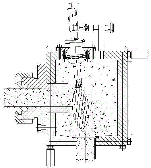 Pneumatic negative pressure chip removal double cooling system for deep hole machine tools