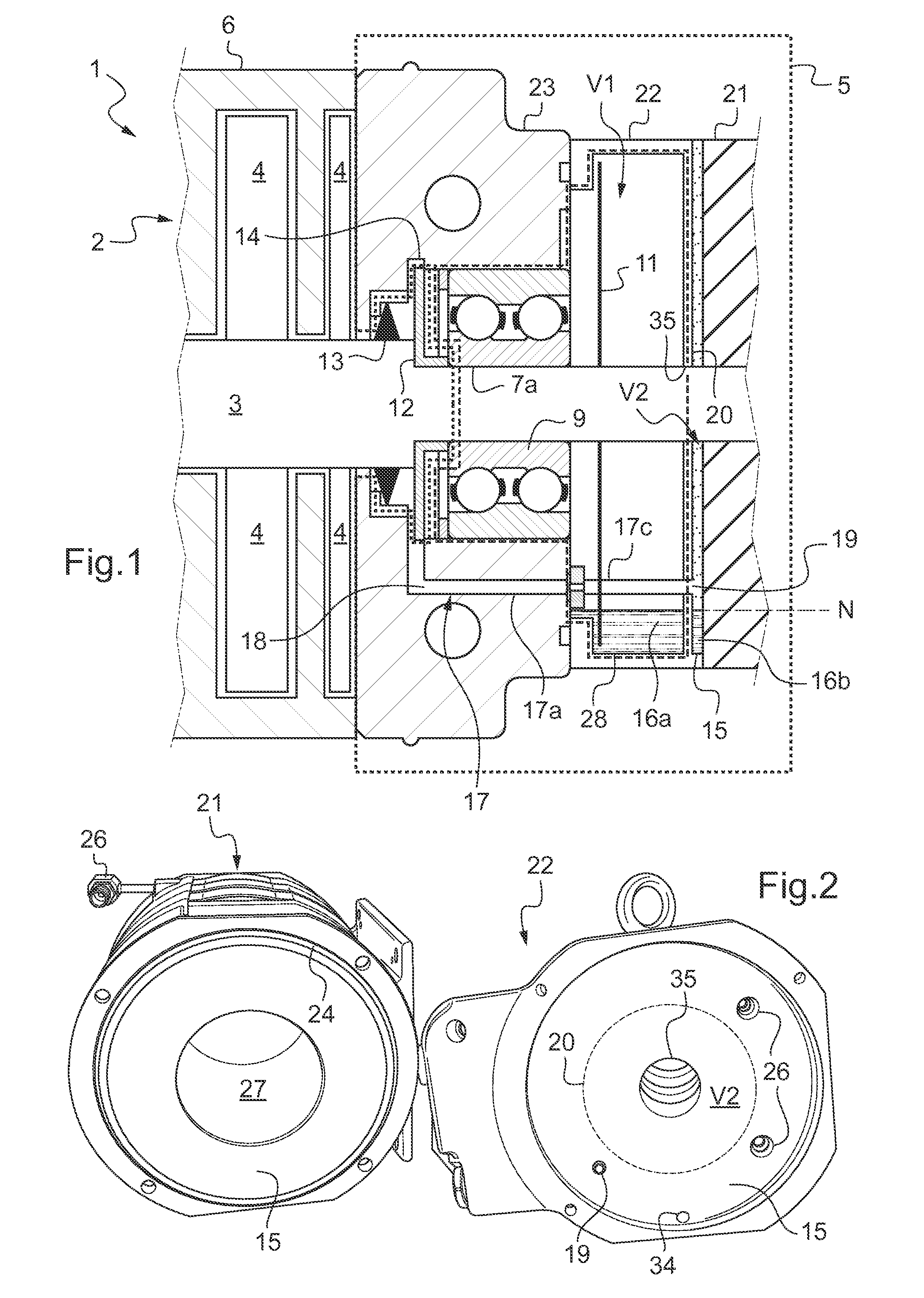 Dry vacuum pump