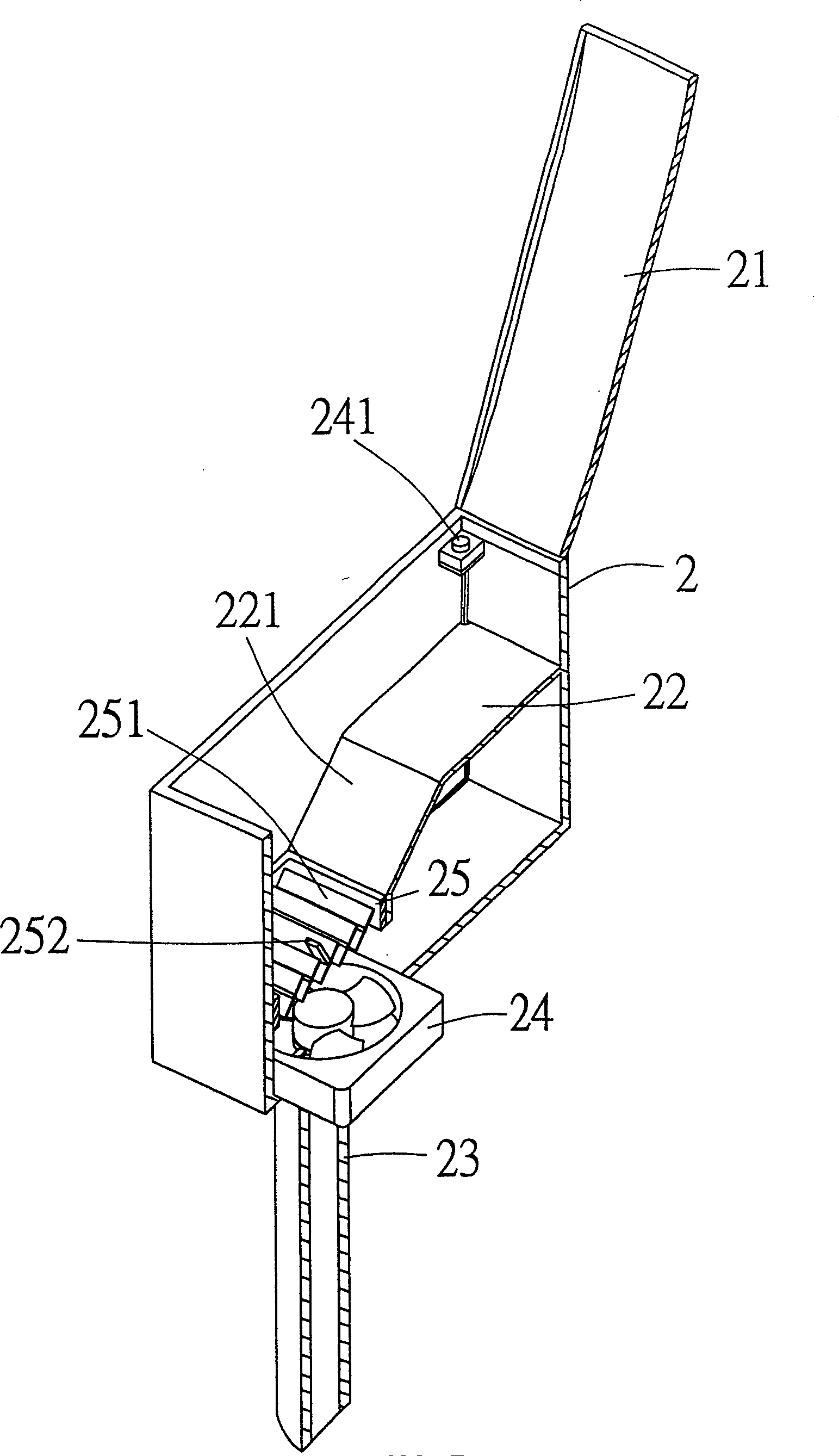 Ashtray sucking-exhausting device for vehicle