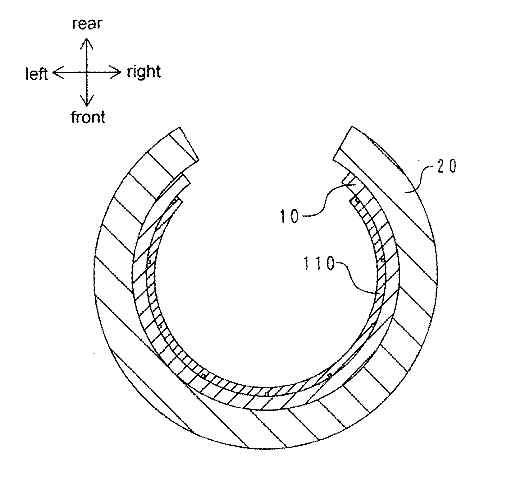 Distortion sensor and deformed shape measuring method