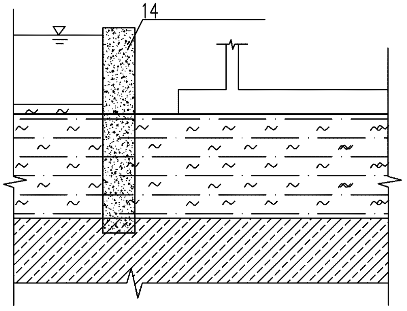 Construction method of underground structures of seacoasts and artificial islands