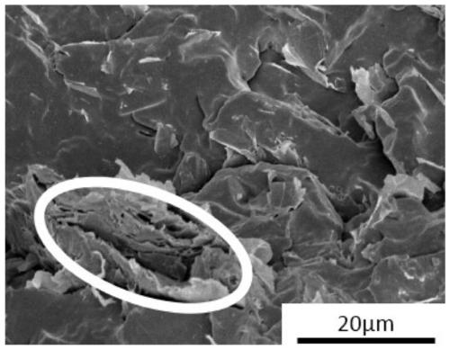 Nanometer stripping composite material and preparation method and application thereof